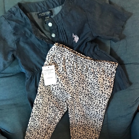 U. S. Polo Assn 2 Piece Top and Bottom Set - Picture 4 of 7